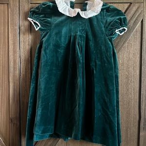 Edgehill collection green velvet girls dress. Size 5. Excellent condition.